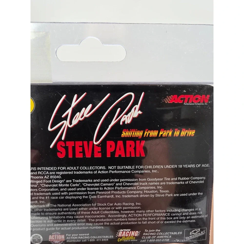 Steve Park 1 Pennzoil 1998 Monte Carlo Limited Edition 1:64 Action NASCAR Diecas